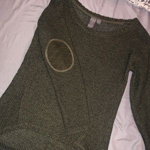 Dark green sweater